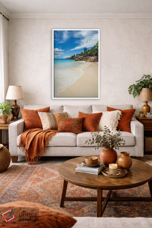 تابلو دکوراتیو Praslin, Seychelles II,ساحل معروف آنس لازیو، پراسلین، سیش… اثر ماتئو کولومبو - D2W
