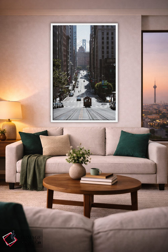 تابلو دکوراتیو San Francisco, California,خیابان کالیفرنیا، سان فرانسیسکو… اثر ماتئو کولومبو - D1W