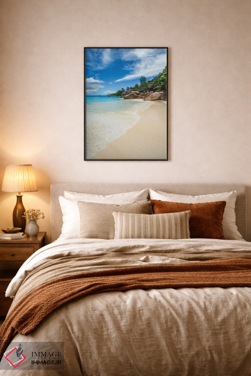 تابلو دکوراتیو Praslin, Seychelles II,ساحل معروف آنس لازیو، پراسلین، سیش… اثر ماتئو کولومبو - D5B