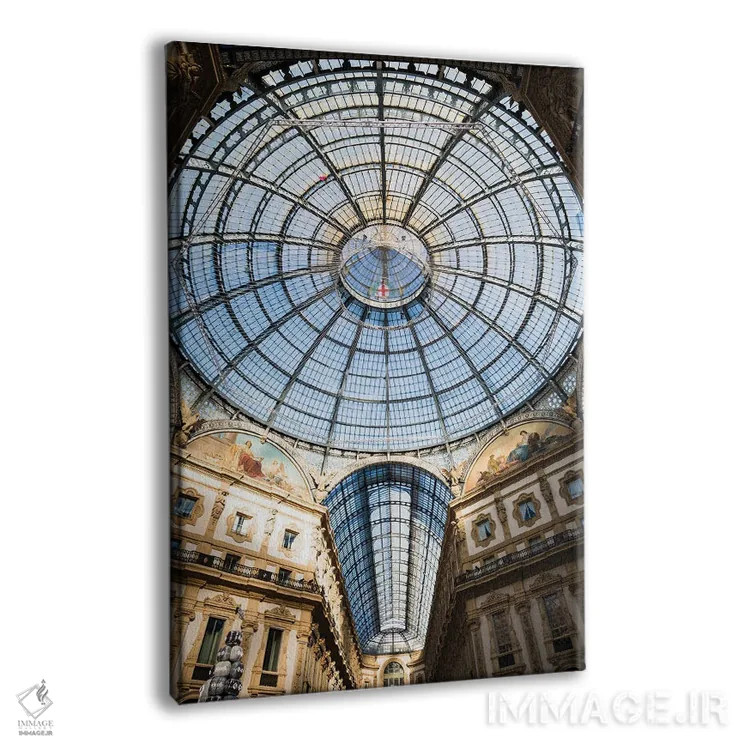 تابلو دکوراتیو Milan, Italy,گالری ویتوریو امانوئل دوم، میلان، ایتالیا اثر ماتئو کولومبو - نمای پرسپکتیو محصول