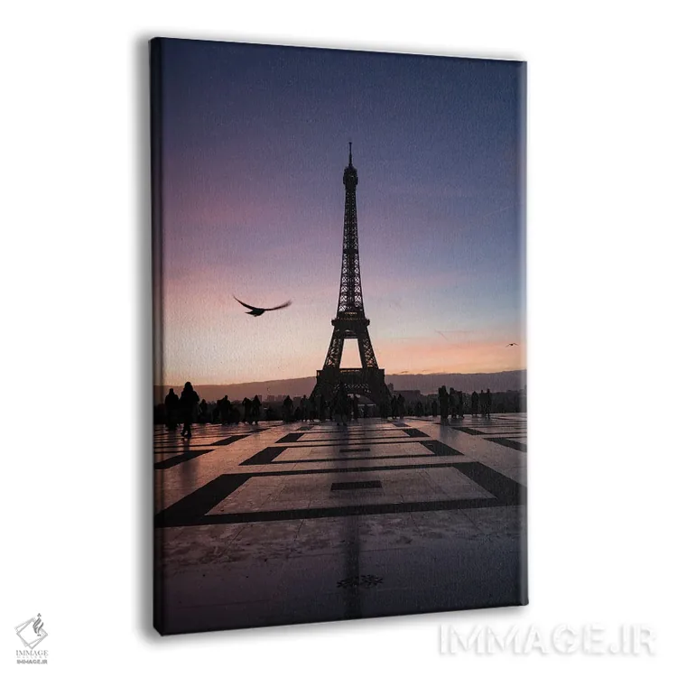 تابلو دکوراتیو Trocadero, Paris, France II,برج ایفل در سپیده دم، تروکادر… اثر ماتئو کولومبو - نمای پرسپکتیو محصول