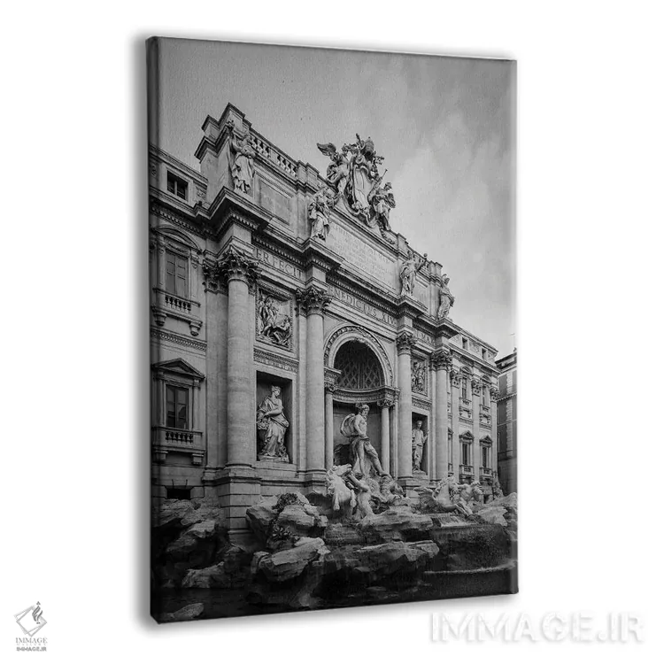 تابلو دکوراتیو Rome, Lazio, Italy,فواره تروی، رم، لاتزیو، ایتالیا اثر ماتئو کولومبو - نمای پرسپکتیو محصول