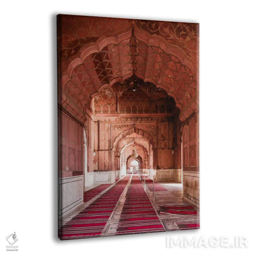تابلو دکوراتیو Delhi, India II,راهروی مسجد، دهلی، هند اثر ماتئو کولومبو - نمای پرسپکتیو محصول
