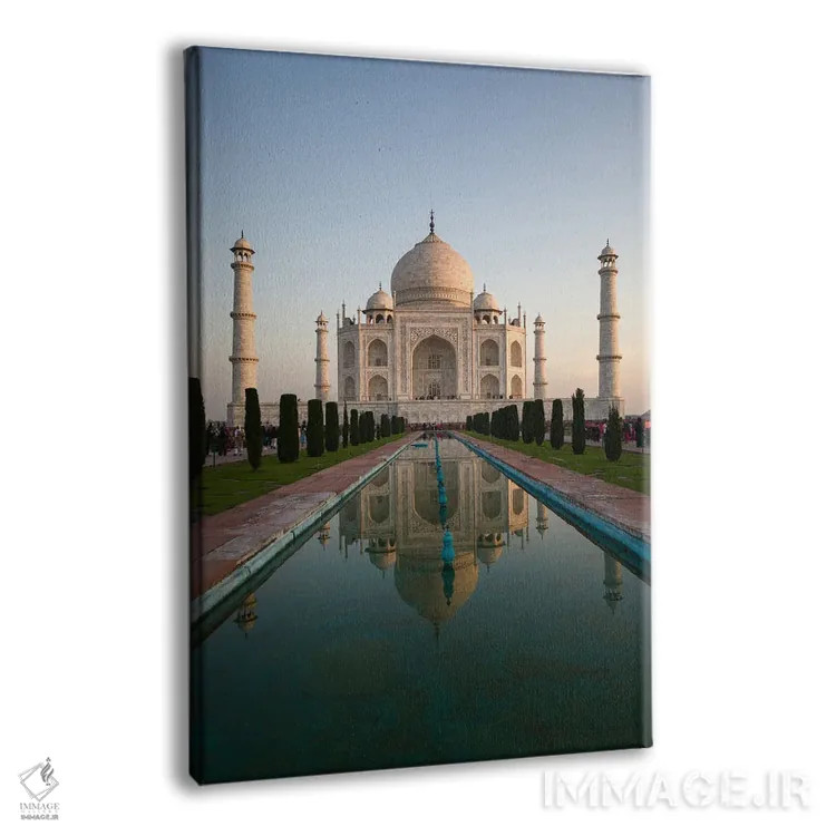 تابلو دکوراتیو Agra, India II,تاج محل هنگام طلوع آفتاب، آگرا، هند اثر ماتئو کولومبو - نمای پرسپکتیو محصول
