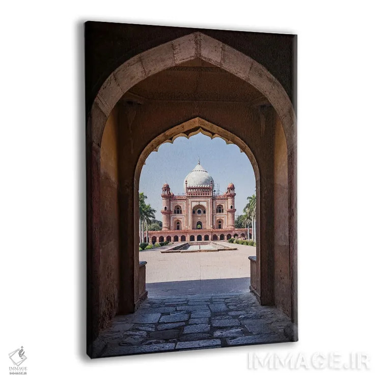 تابلو دکوراتیو New Delhi, India I,مقبره صفدرجنگ، دهلی نو، هند اثر ماتئو کولومبو - نمای پرسپکتیو محصول