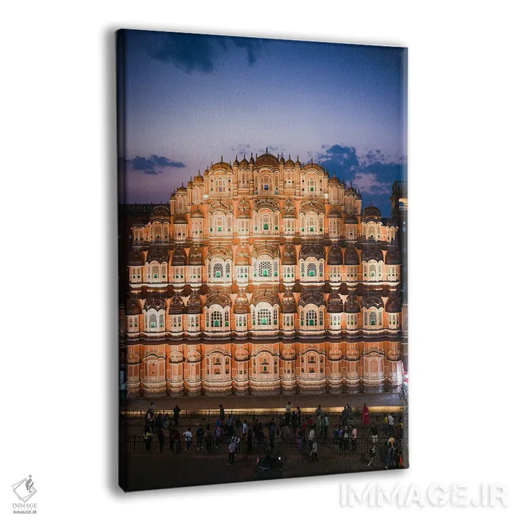 تابلو دکوراتیو Jaipur, Rajasthan, India III,کاخ بادها، جایپور، راجستان… اثر ماتئو کولومبو - نمای پرسپکتیو محصول