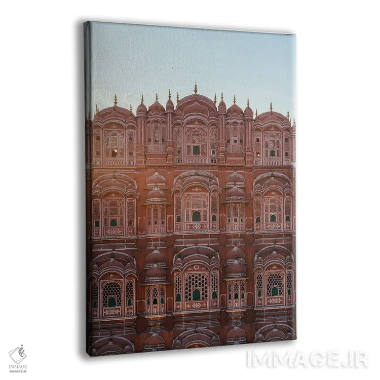 تابلو دکوراتیو Jaipur, Rajasthan, India II,کاخ بادها، جایپور، راجستان، ه… اثر ماتئو کولومبو - نمای پرسپکتیو محصول