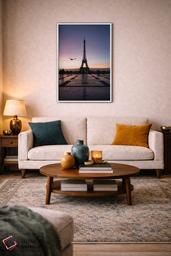 تابلو دکوراتیو Trocadero, Paris, France II,برج ایفل در سپیده دم، تروکادر… اثر ماتئو کولومبو - D3W