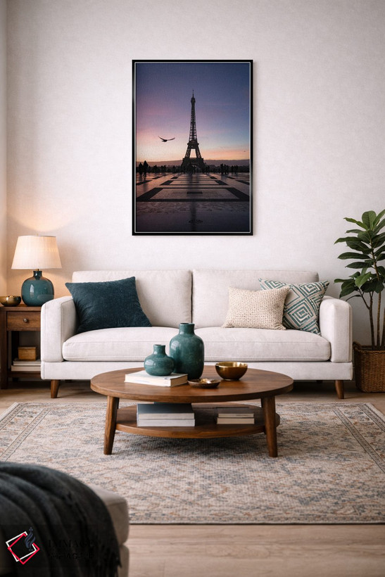 تابلو دکوراتیو Trocadero, Paris, France II,برج ایفل در سپیده دم، تروکادر… اثر ماتئو کولومبو - D4B
