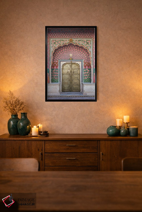تابلو دکوراتیو Jaipur, Rajasthan, India,دروازه لوتوس، جیپور، راجستان، هن… اثر ماتئو کولومبو - D2B