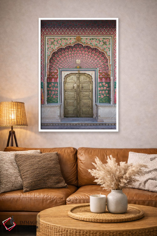 تابلو دکوراتیو Jaipur, Rajasthan, India,دروازه لوتوس، جیپور، راجستان، هن… اثر ماتئو کولومبو - D3W
