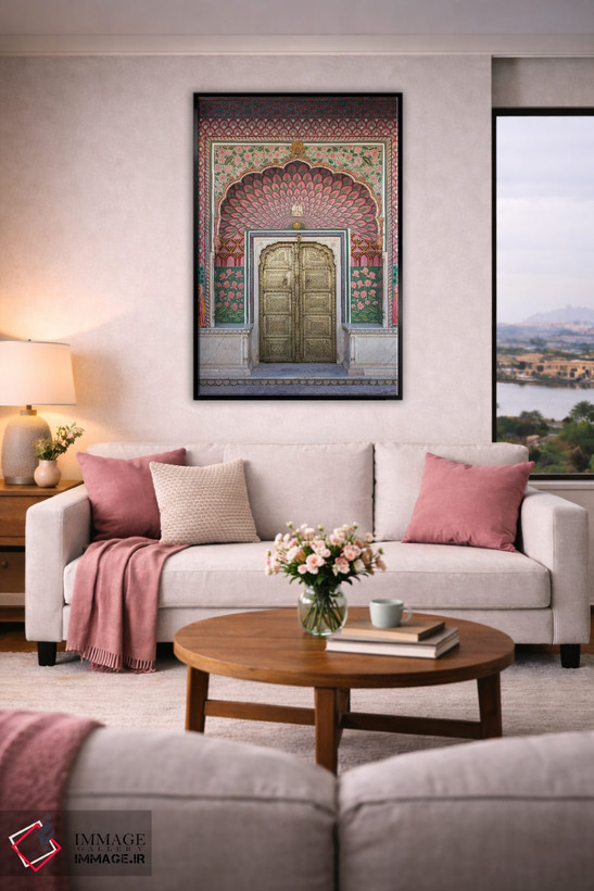 تابلو دکوراتیو Jaipur, Rajasthan, India,دروازه لوتوس، جیپور، راجستان، هن… اثر ماتئو کولومبو - D4B