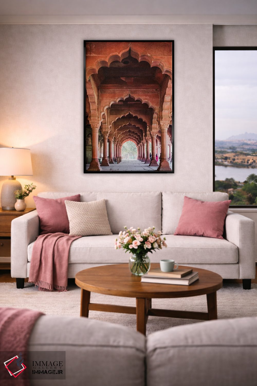 تابلو دکوراتیو Delhi, India II,طاق در قلعه سرخ، دهلی، هند اثر ماتئو کولومبو - D5B