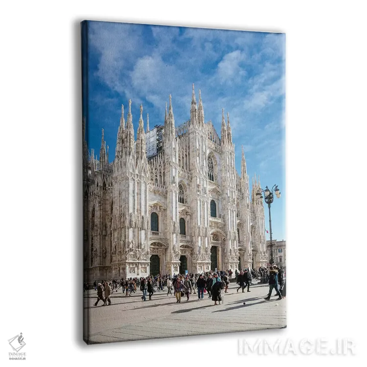 تابلو دکوراتیو Milan, Italy,میدان دل دوئومو، میلان، ایتالیا اثر ماتئو کولومبو - نمای پرسپکتیو محصول