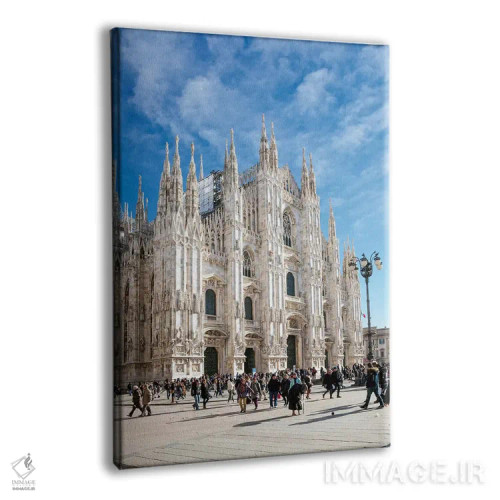 تابلو دکوراتیو Milan, Italy,میدان دل دوئومو، میلان، ایتالیا اثر ماتئو کولومبو - نمای پرسپکتیو محصول