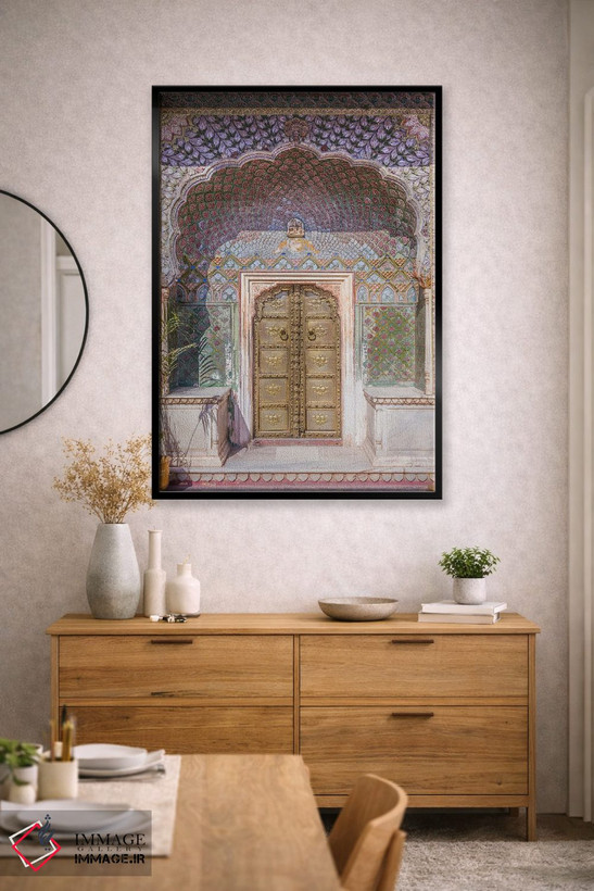 تابلو دکوراتیو City Palace, Jaipur, India,دروازه رز، کاخ شهر، جیپور، هند اثر ماتئو کولومبو - D2B