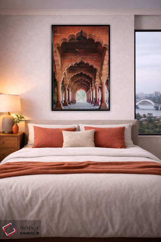 تابلو دکوراتیو Delhi, India II,طاق در قلعه سرخ، دهلی، هند اثر ماتئو کولومبو - D6B