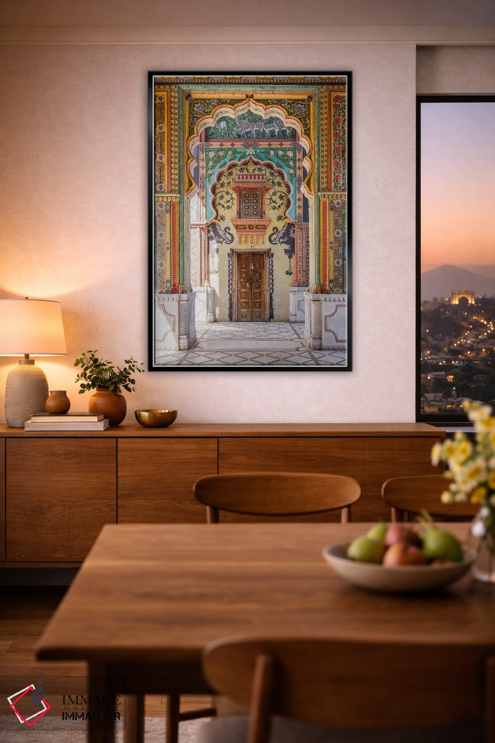 تابلو دکوراتیو Jaipur, Rajasthan, India,دروازه پاتریکا، جایپور، راجستان… اثر ماتئو کولومبو - D2B