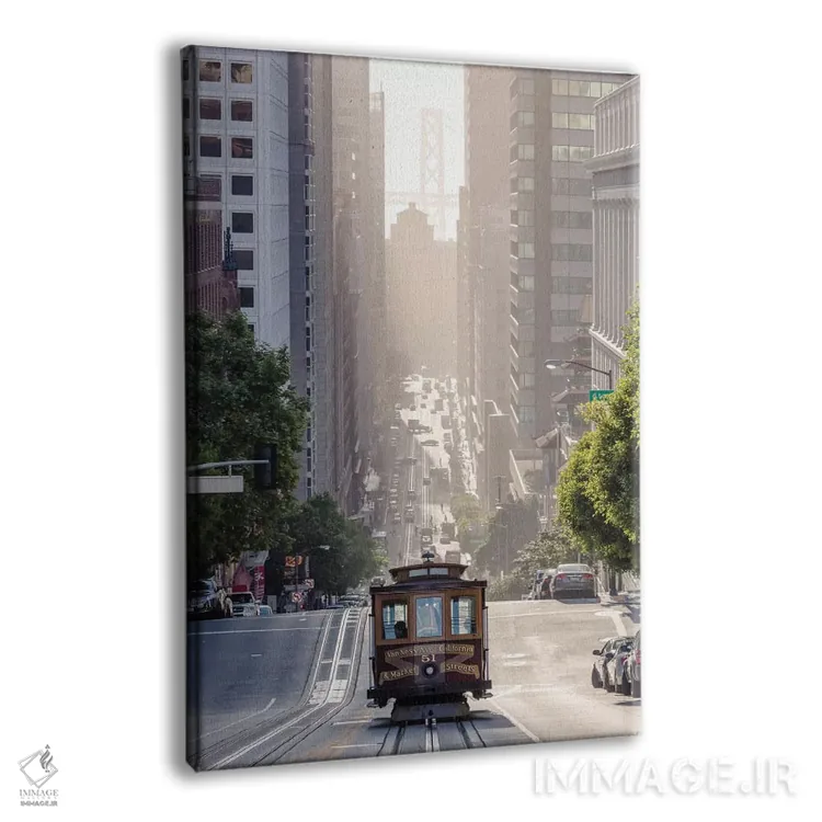 تابلو دکوراتیو San Francisco, California, USA,تله کابین، سانفرانسیسکو، ک… اثر ماتئو کولومبو - نمای پرسپکتیو محصول