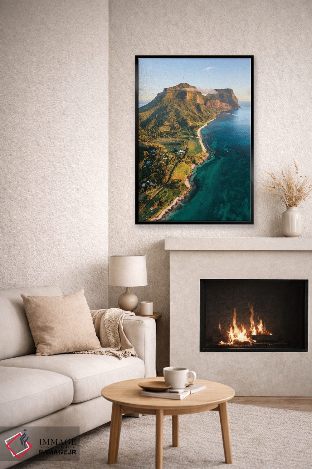 تابلو دکوراتیو Lord Howe Island, Australia,غروب آفتاب بر فراز ساحل، جزیر… اثر ماتئو کولومبو - D6B