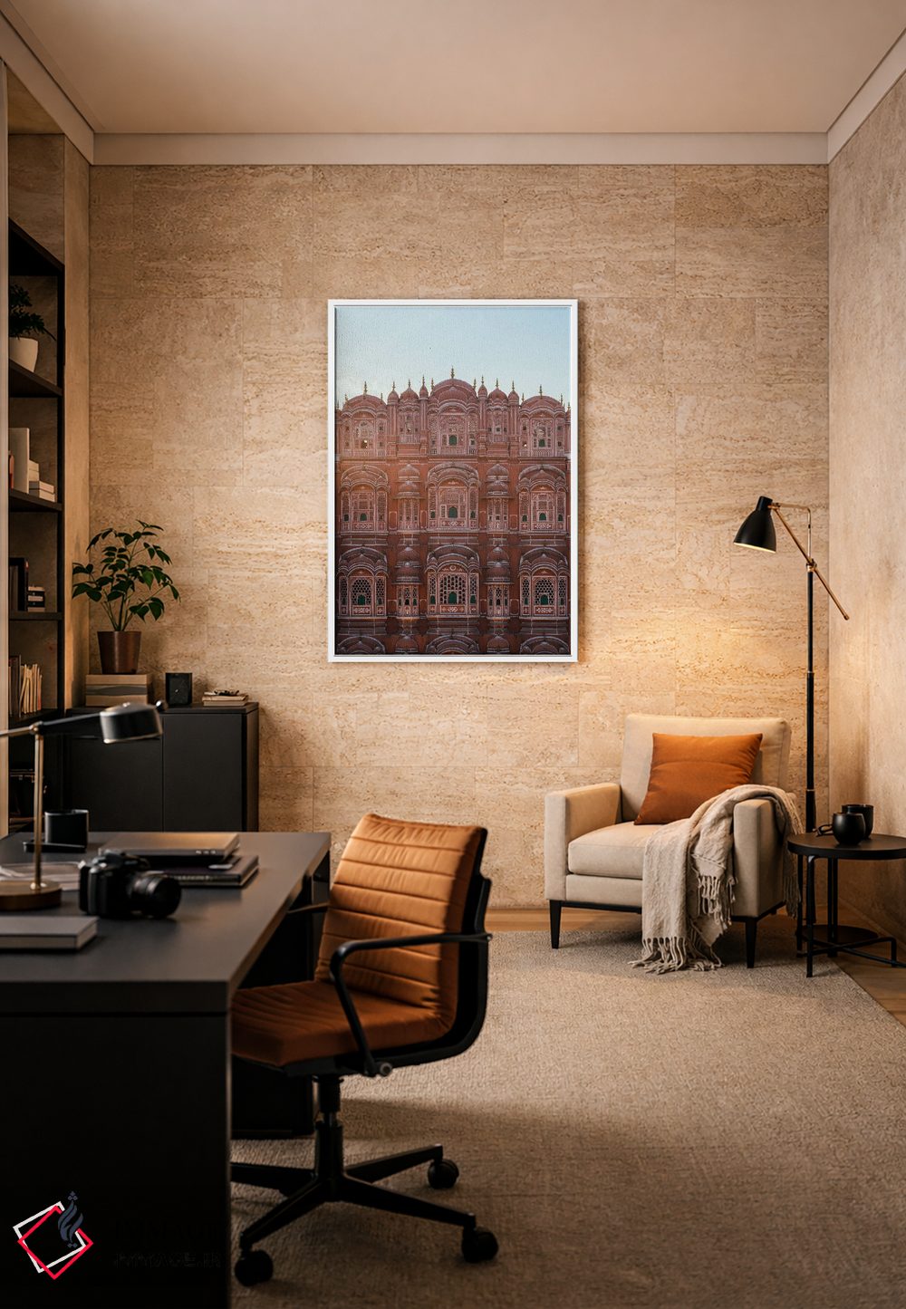 تابلو دکوراتیو Jaipur, Rajasthan, India II,کاخ بادها، جایپور، راجستان، ه… اثر ماتئو کولومبو - D5W