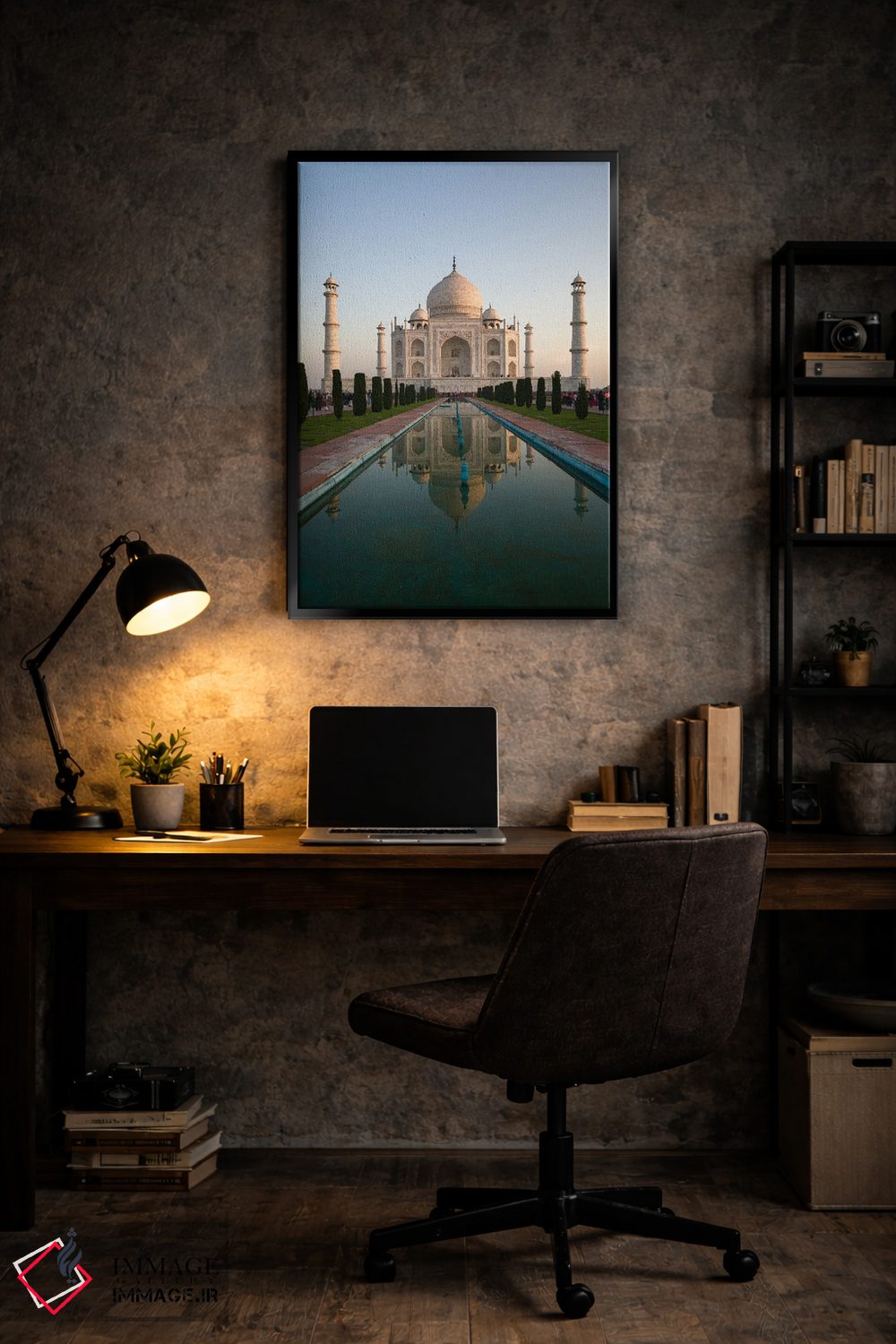 تابلو دکوراتیو Agra, India II,تاج محل هنگام طلوع آفتاب، آگرا، هند اثر ماتئو کولومبو - D6B