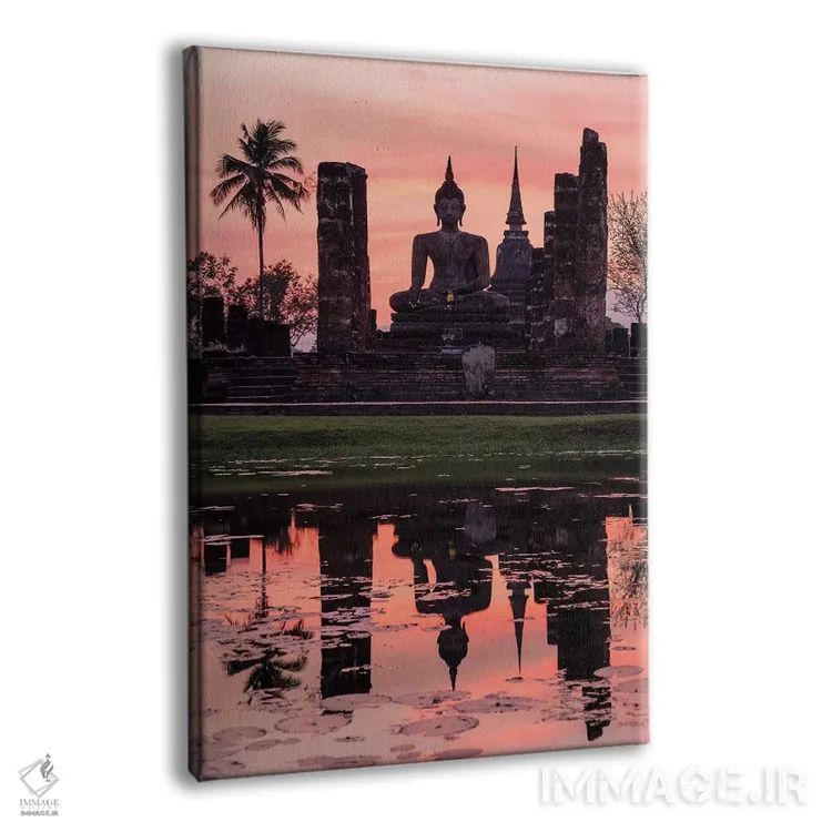 تابلو دکوراتیو Thailand,معبد وات ماها تات، تایلند اثر ماتئو کولومبو - نمای پرسپکتیو محصول