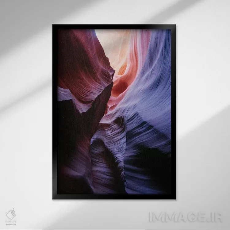 تابلو دکوراتیو The Corkscrew, Antelope Canyon, Navajo Nation, Arizona, U… اثر ماتئو کولومبو - نمای قابدار مشکی