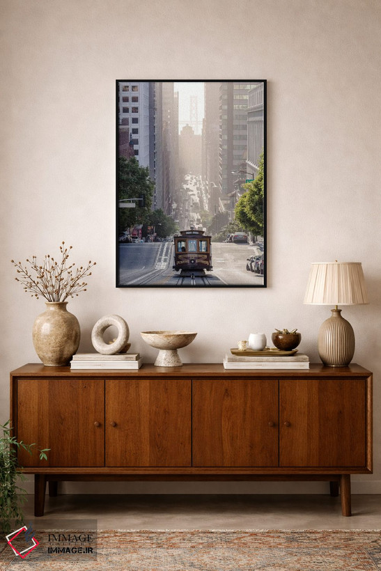 تابلو دکوراتیو San Francisco, California, USA,تله کابین، سانفرانسیسکو، ک… اثر ماتئو کولومبو - D1B