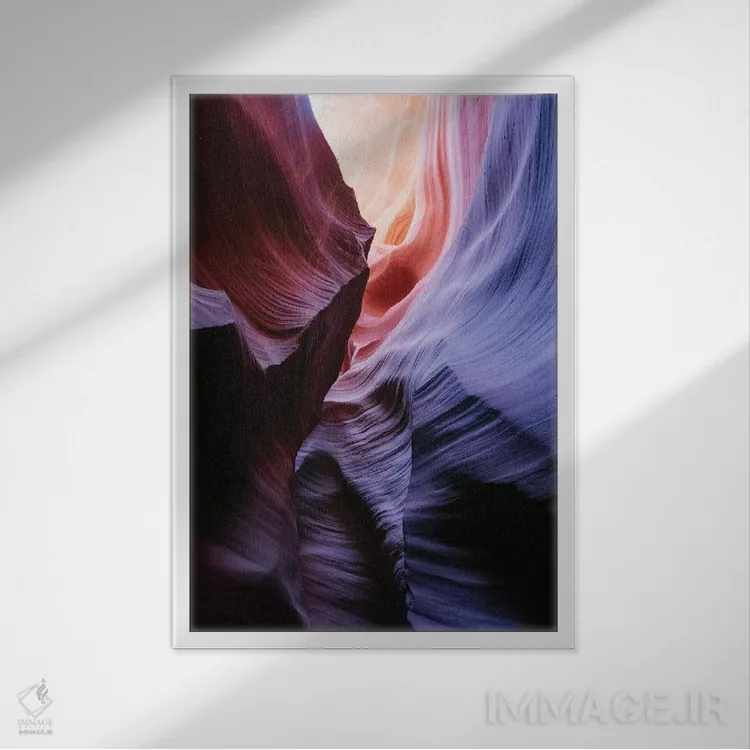 تابلو دکوراتیو The Corkscrew, Antelope Canyon, Navajo Nation, Arizona, U… اثر ماتئو کولومبو - نمای قابدار سفید