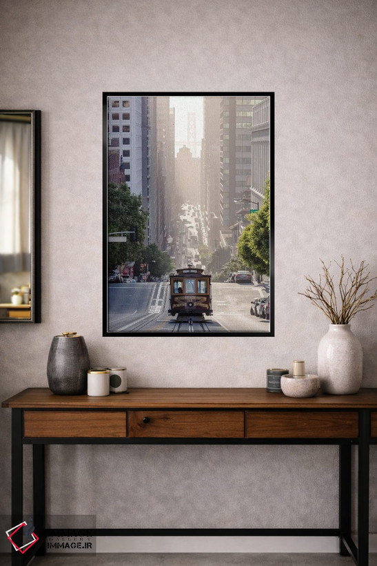 تابلو دکوراتیو San Francisco, California, USA,تله کابین، سانفرانسیسکو، ک… اثر ماتئو کولومبو - D2B