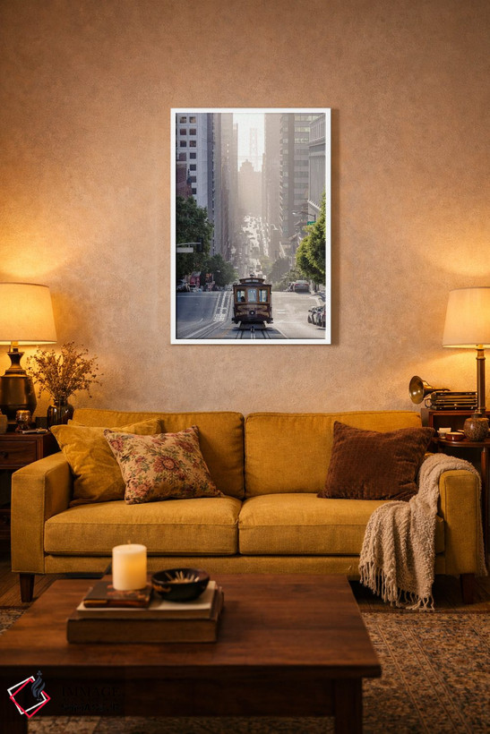 تابلو دکوراتیو San Francisco, California, USA,تله کابین، سانفرانسیسکو، ک… اثر ماتئو کولومبو - D3W