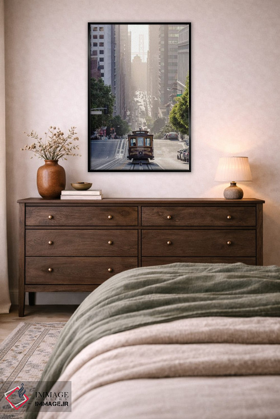 تابلو دکوراتیو San Francisco, California, USA,تله کابین، سانفرانسیسکو، ک… اثر ماتئو کولومبو - D5B