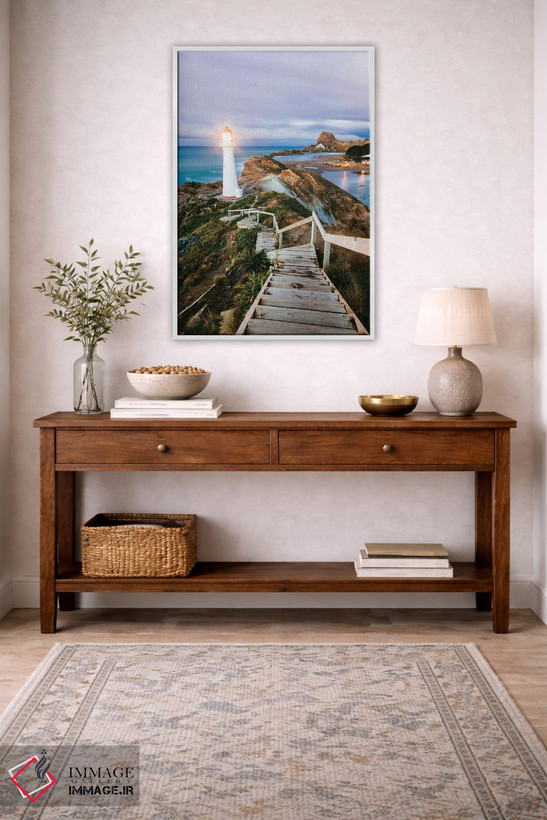 تابلو دکوراتیو Castlepoint, Wellington, North Island, New Zealand,فانوس… اثر ماتئو کولومبو - D4W