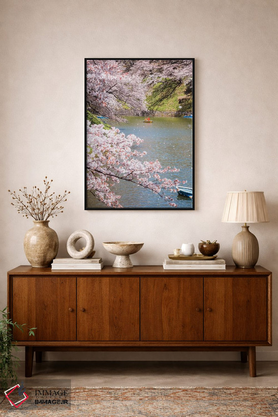 تابلو دکوراتیو Japan III,شکوفه گیلاس در توکیو، ژاپن III اثر ماتئو کولومبو - D1B