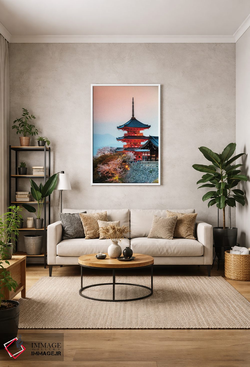 تابلو دکوراتیو Kyoto, Japan,معبد بودایی کیومیزو درا، کیوتو، ژاپن اثر ماتئو کولومبو - D1W