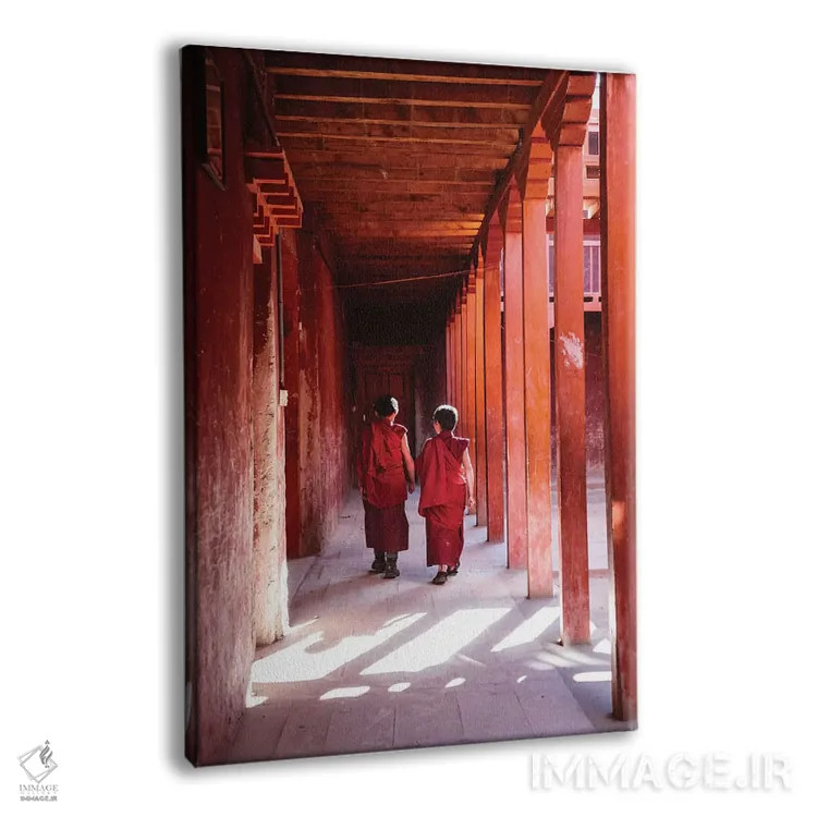 تابلو دکوراتیو Nepal,دو راهب جوان، نپال اثر ماتئو کولومبو - نمای پرسپکتیو محصول