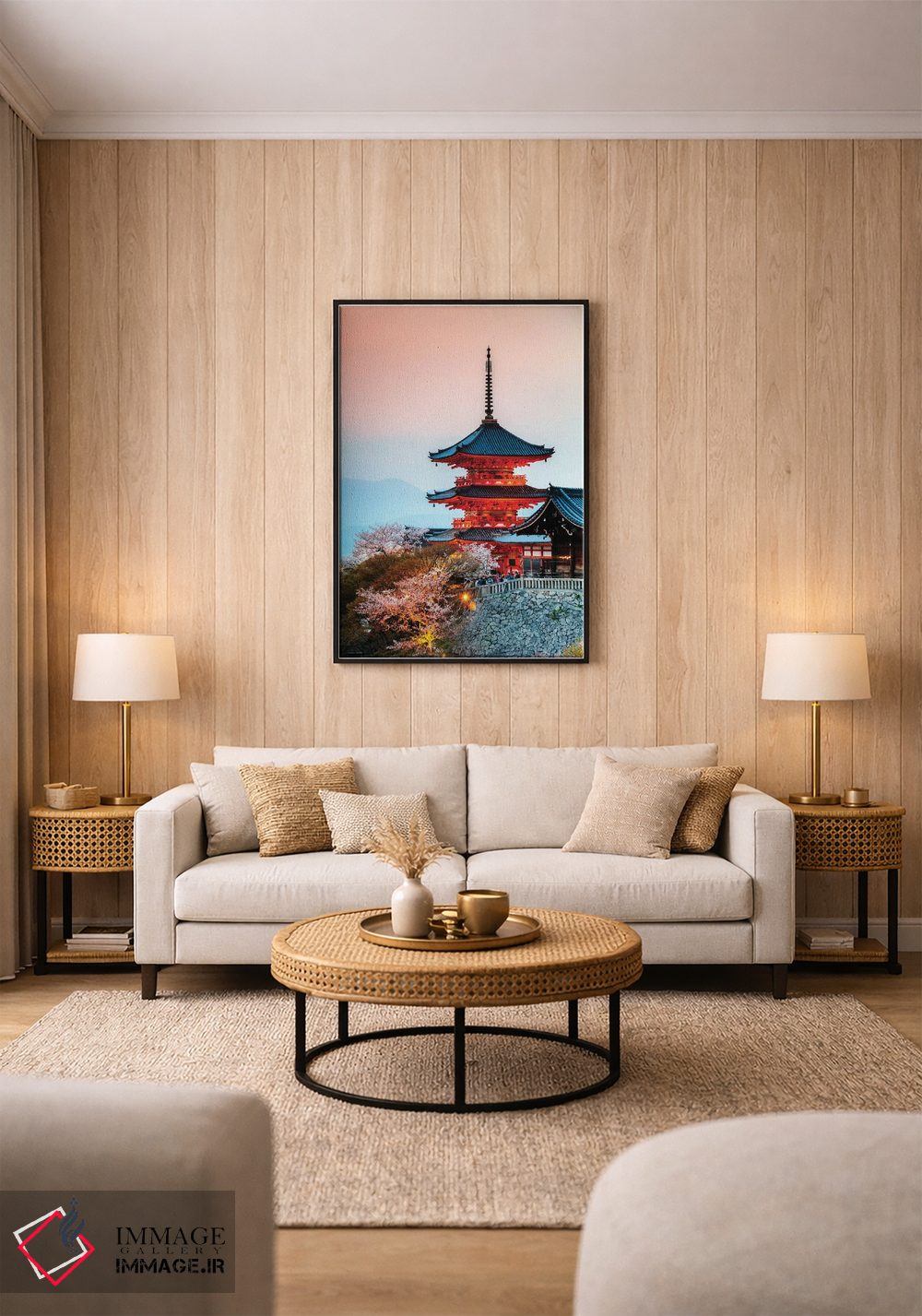 تابلو دکوراتیو Kyoto, Japan,معبد بودایی کیومیزو درا، کیوتو، ژاپن اثر ماتئو کولومبو - D2B