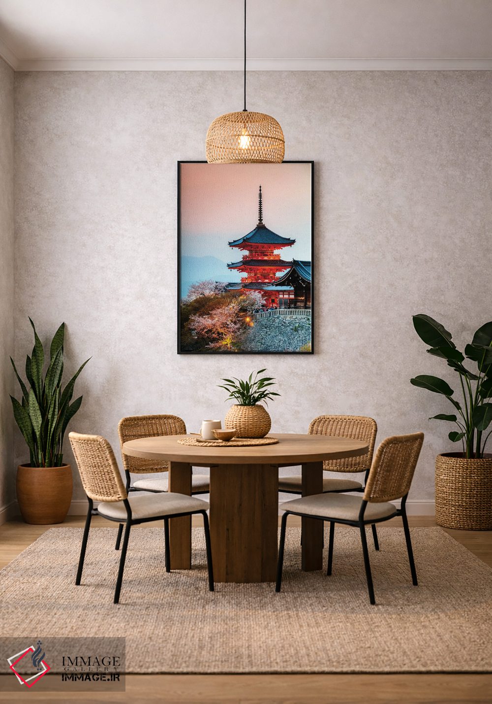 تابلو دکوراتیو Kyoto, Japan,معبد بودایی کیومیزو درا، کیوتو، ژاپن اثر ماتئو کولومبو - D3B