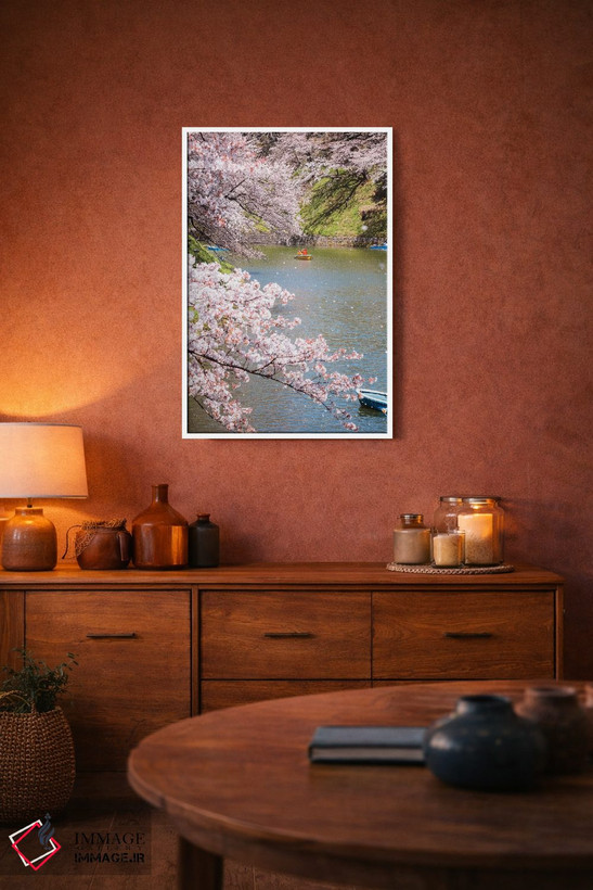 تابلو دکوراتیو Japan III,شکوفه گیلاس در توکیو، ژاپن III اثر ماتئو کولومبو - D4W