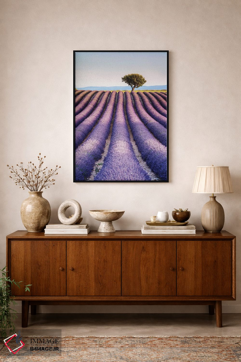 تابلو دکوراتیو Provence I,مزرعه اسطوخودوس، پروانس I اثر ماتئو کولومبو - D2B