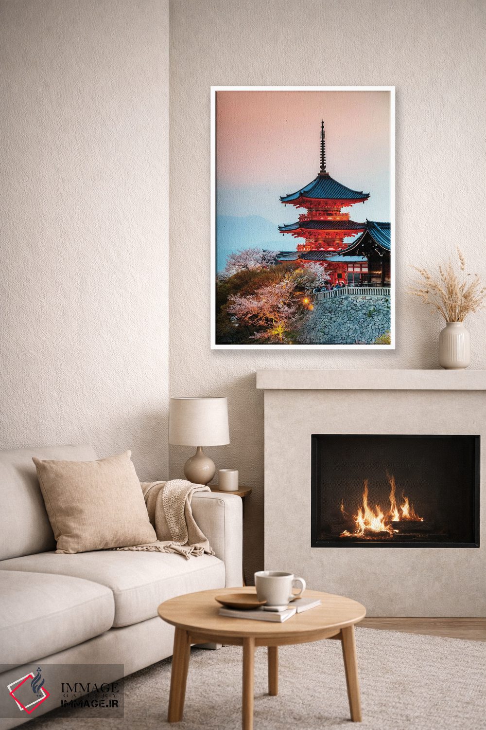تابلو دکوراتیو Kyoto, Japan,معبد بودایی کیومیزو درا، کیوتو، ژاپن اثر ماتئو کولومبو - D6W