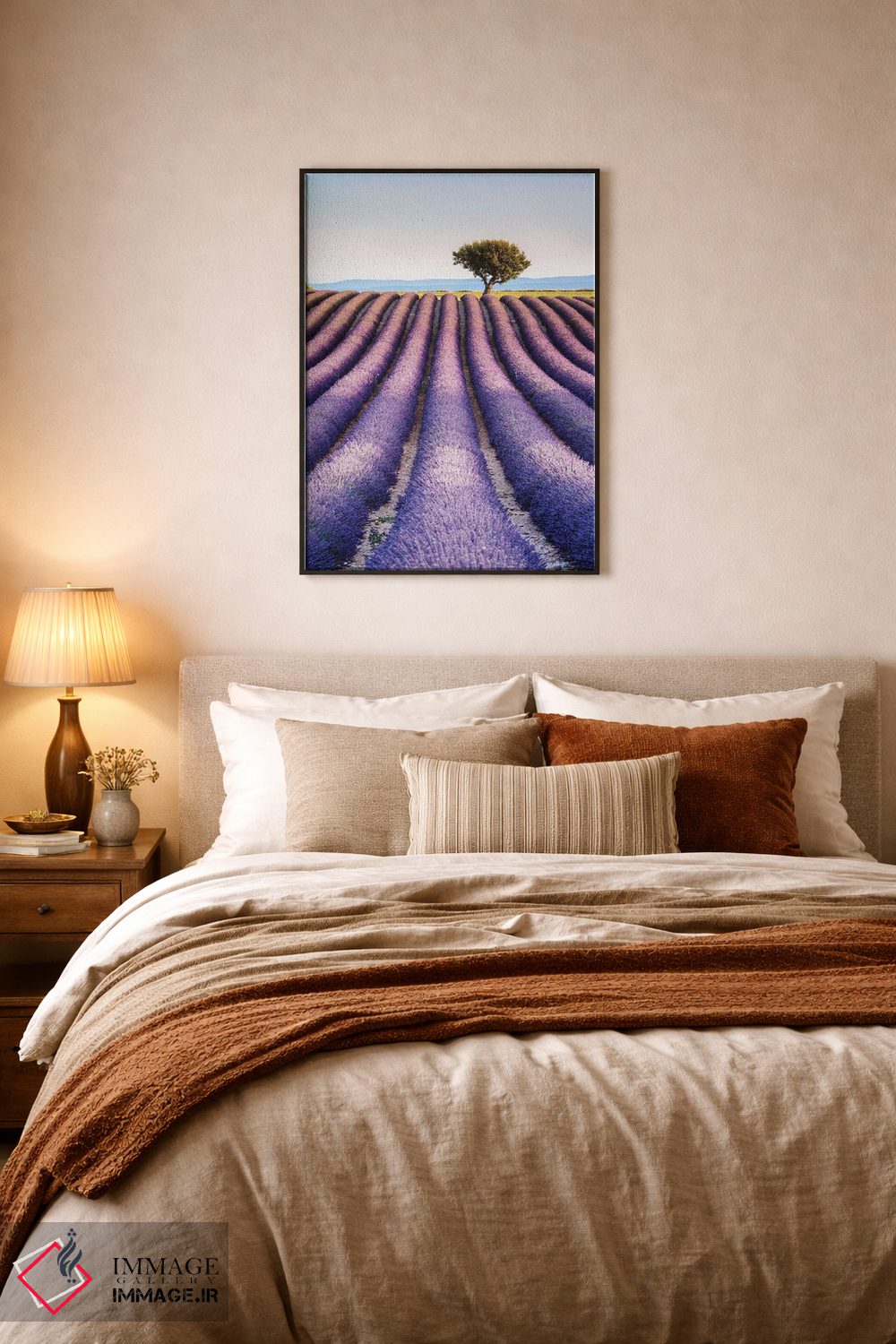 تابلو دکوراتیو Provence I,مزرعه اسطوخودوس، پروانس I اثر ماتئو کولومبو - D6B