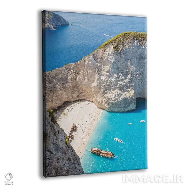 تابلو دکوراتیو Zakynthos, Greece,ساحل کشتی شکسته، زاکینتوس، یونان اثر ماتئو کولومبو - نمای پرسپکتیو محصول