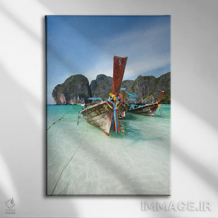 تابلو دکوراتیو Phi Phi, Thailand II,خلیج مایا، فی فی، تایلند II اثر ماتئو کولومبو - نمای روبهرو روی دیوار