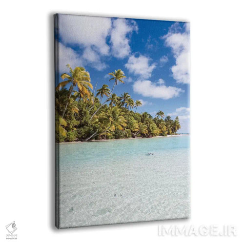 تابلو دکوراتیو Cook Islands II,جزیره وان فوت، جزایر کوک II اثر ماتئو کولومبو - نمای پرسپکتیو محصول