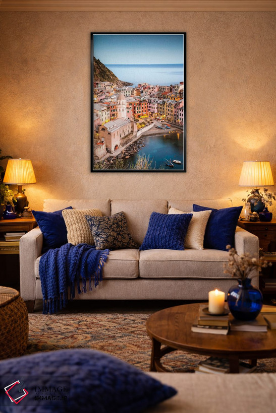 تابلو دکوراتیو Cinque Terre, Italy II,ورنتزا، چینکو تره، ایتالیا II اثر ماتئو کولومبو - D5B