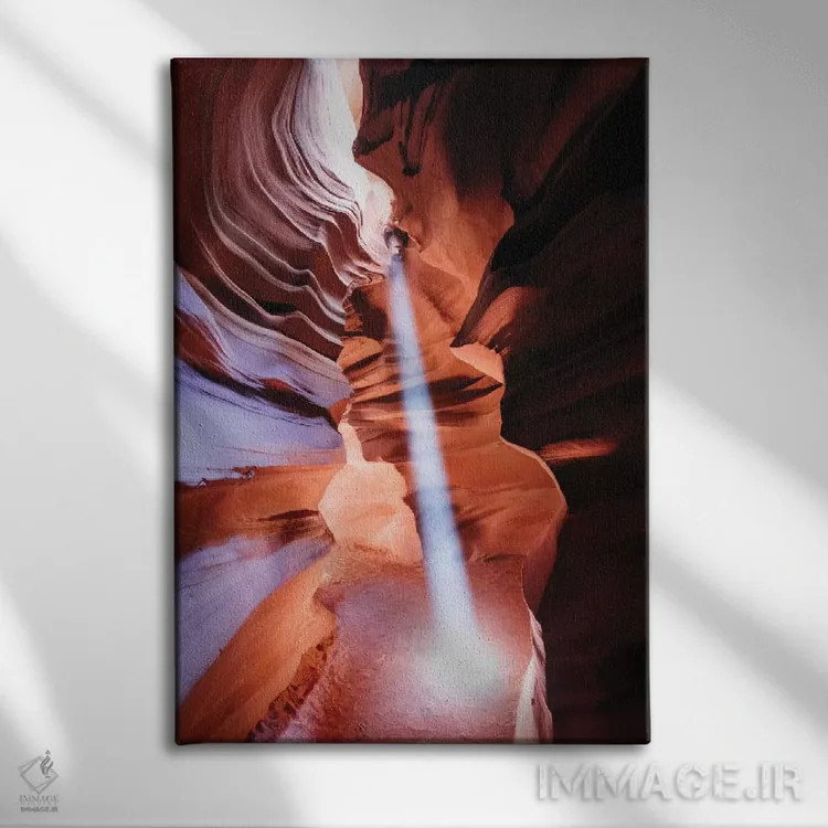تابلو دکوراتیو The Crack, Antelope Canyon, Navajo Nation, Arizona, USA,پ… اثر ماتئو کولومبو - نمای روبهرو روی دیوار