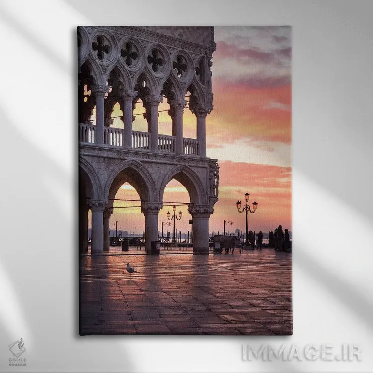 تابلو دکوراتیو Venice I,کاخ داژ، ونیز I اثر ماتئو کولومبو - نمای روبهرو روی دیوار