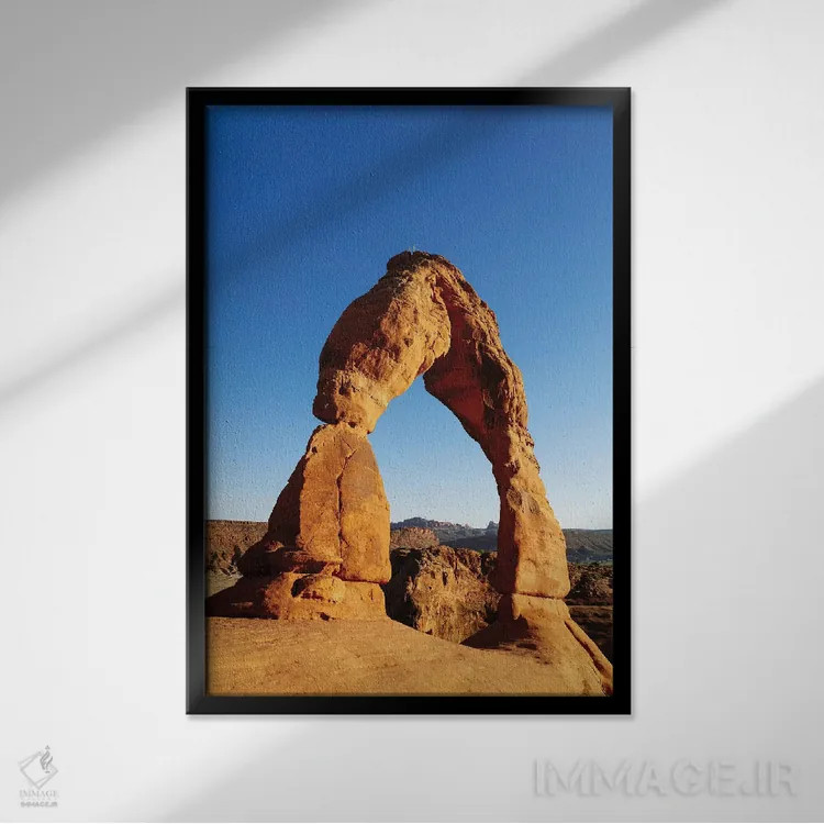 تابلو دکوراتیو طاق ظریف III اثر ماتئو کولومبو - نمای قابدار مشکی